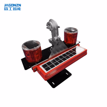 简工智能(JAGONZN) TYN-02A-I GJ太阳能智能声光警示标志灯 3.6V 3W 3000K LED IP65 警示灯 (计价单位：盏) 红色