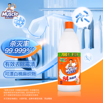 威猛先生（Mr Muscle） 700g 清新花香 84消毒液 (计价单位：瓶)