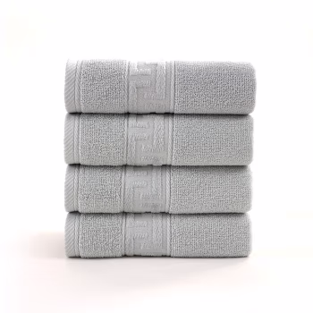 鲸轩 M807 34*74cm 100g 水木年华新疆长绒棉 毛巾 (计价单位：条) 灰色