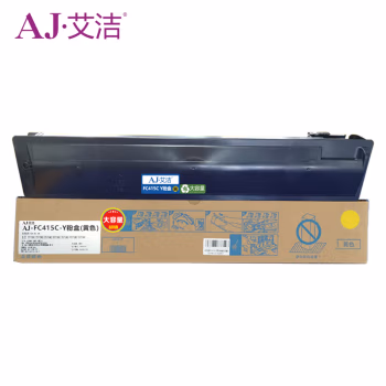 艾洁(AJ) FC415C-Y打印量33600页高容量适用东芝2010AC2510AC2515AC3015AC3515AC4515AC5015AC碳粉等粉盒 硒鼓 (计价单位：只) 黄色