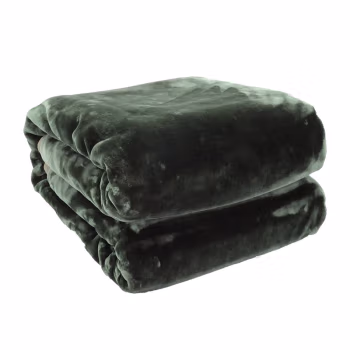 伊伊爱 Y0TZ02100067 150*200cm 军绿珊瑚绒毛毯 1.00 件/条 (计价单位：条) 军绿色