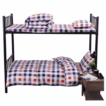 三极户外(Tri-Polar) TP2853 155*205cm 棉花被芯+40纱织全棉被罩 七彩格 被子 (计价单位：件) 七彩格