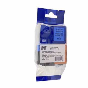 扬帆耐立（YFHC） YFHC-TZ-561 企业版 打印量36mm*8m 适用机型:兄弟热转印标签机 标签色带 1.00 个/盒 (计价单位：盒) 蓝底黑字