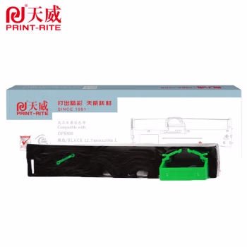 天威(PrintRite) 专业装 DPK800 1支装 色带芯(计价单位：支) 适用于FUJITSU DPK800 10m*12.7mm左扭芯 黑色