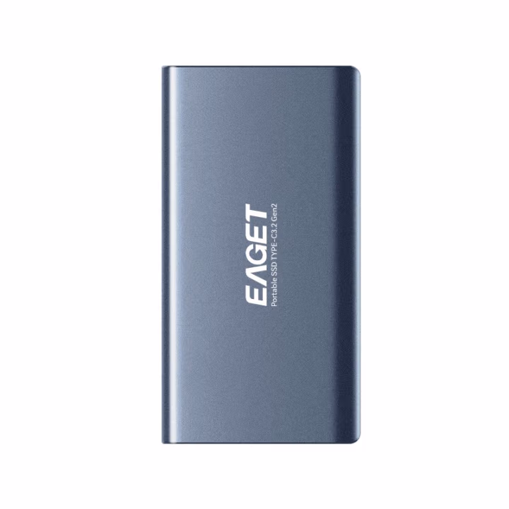 忆捷（EAGET） M60 type-c 3.2gen2高速读写2000MB/s迷你 2TB 移动存储硬盘 (计价单位：个) 蓝色