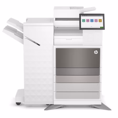 惠普(HP) E73140dn 标配附加双纸盒底座+小册子装订  A3黑白激光复合机 上门安装一年原厂服务 (计价单位：台) 白色