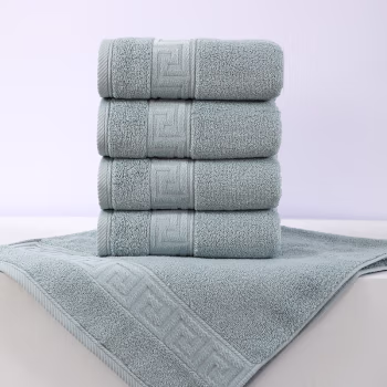 鲸轩 M806 34*74cm 130g 日出印象新疆长绒棉 毛巾 (计价单位：条) 绿色