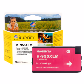 科思特 K 955XL M 打印量1600页 适用惠普HP OfficeJet Pro 7720/7730/7740 墨盒 1.00 盒/支 (计价单位：支) 红色