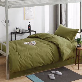 伊伊爱 TJ0JD02100874 200*230cm/1.5M床 内务全棉值班室四件套 (计价单位：套) 军绿