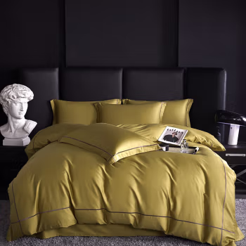 纺语柔 F1208 四件套 床上套件 (计价单位：套) 琥珀黄