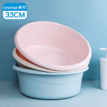 茶花(CHAHUA) 03371K  33cm 塑料 盆 (计价单位：个) 粉色