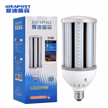 爱迪普森(IDEAPOST) AD-LCYM020-35W  E27  6500K  220V  中华灯灯泡 led灯泡玉米灯 (计价单位：个) 白色