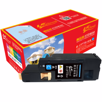 e代经典 CP118W 蓝色1500页 适用富士施乐Fuji Xerox CP119w 粉盒 1.00 只/支 (计价单位：支) 蓝色