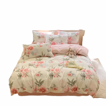 纺语柔 F1027 四件套 床上套件 (计价单位：套) 花溪漫