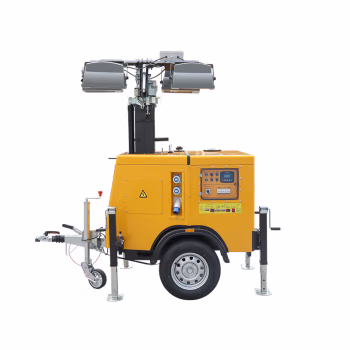 欧辉照明(OHUIZAOMIN) OHSY6840 4×350W IP65 220V 4500K 白光 40h LED液压升降移动照明灯塔 (计价单位：台) 黄色