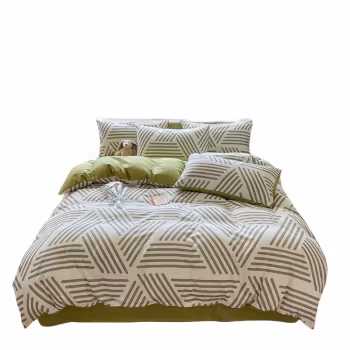 纺语柔 F1093 三件套 床上套件 (计价单位：套) 未来-灰