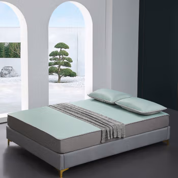 弗切尔珀榕 FAN0220439 180*200cm 纯色凉感盛夏系列冰丝席三件套 1.00 件/套 (计价单位：套) 绿