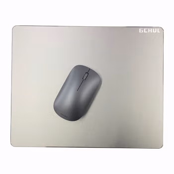 杰储(GCHUL) D150 加大款铝合金双面 鼠标垫 (计价单位：个) 银色