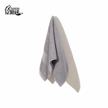 京狼途 MGGW001-月灰 37*74cm 全棉抗菌瞬吸 毛巾 (计价单位：条) 月灰
