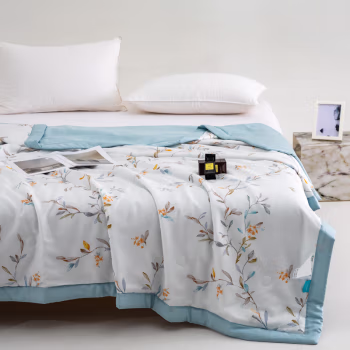 汉司家纺 150*200 天丝印花夏被 被子 (计价单位：件) 海岛蓝