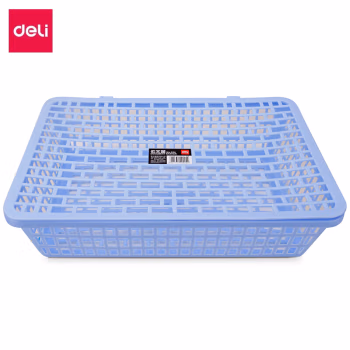 得力(deli) 浅蓝  924 360*255*90mm 文件盘文件筐 (计价单位：个) 浅蓝色