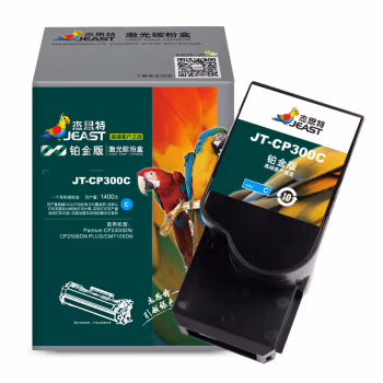 杰思特 JT-CP300C铂金版 带芯片鼓粉分离式 打印页数：1400页  适用机型：Pantum CP2300DN/CP2506DN PLUS/CM7105DN 硒鼓 1.00 只/支 (计价单位：支) 青色