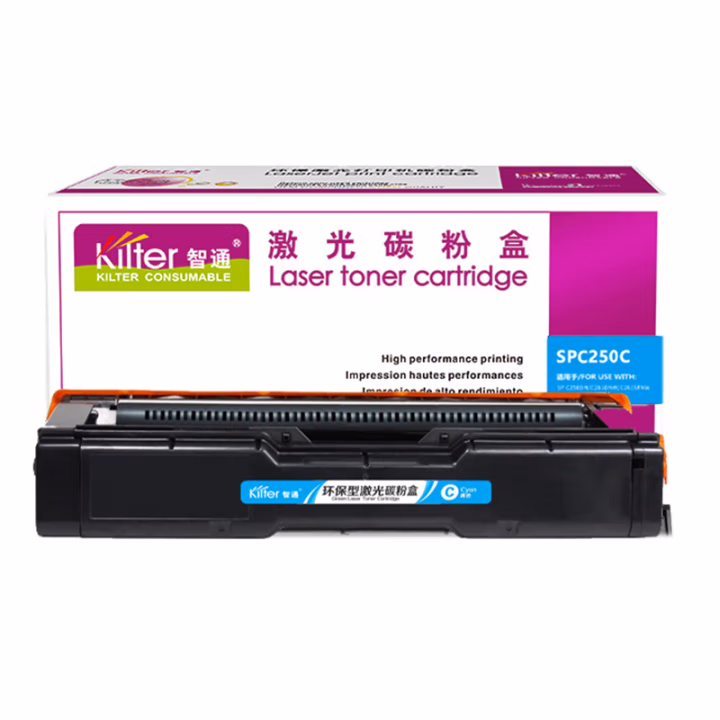 智通(ZT) SPC250C 1600页 适用理光Ricoh SP C250SF C250DN C261SFNw C261SFNw C261DNw 硒鼓 1.00 只/支 (计价单位：支) 青色