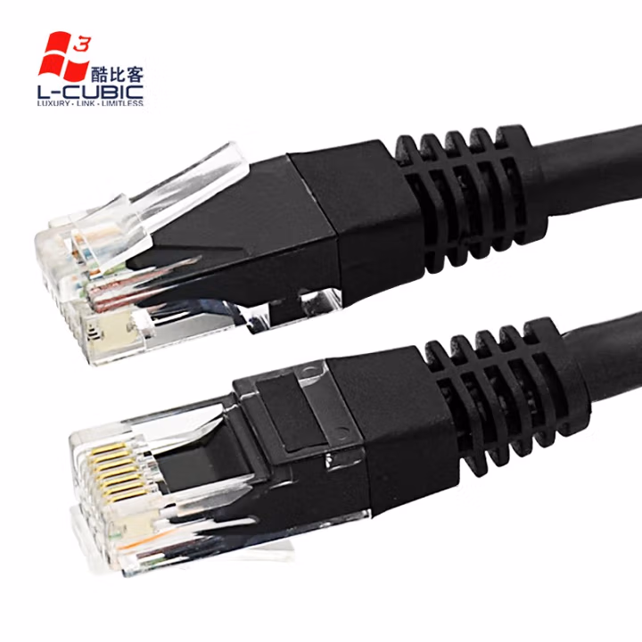 酷比客(L-CUBIC) LCLN6RRECBK-8M 六类网络线 8.00 米/根 (计价单位：根) 黑色