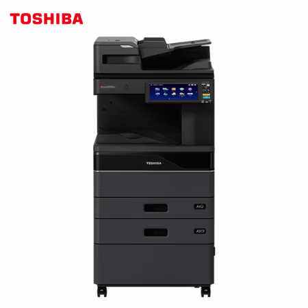 东芝(TOSHIBA) FC-5525AC+同步输稿器+双面器+双纸盒+工作台 复合机 (计价单位：台) 黑色