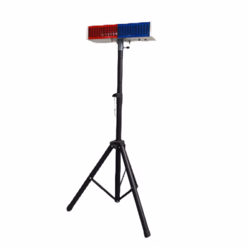 简鼎 JD6516 1W DC3.7V 6V/5AH 常亮:≥12h 频闪:≥30h IP65 色温1000K LED太阳能爆闪警示灯 (计价单位：盏) 黑色