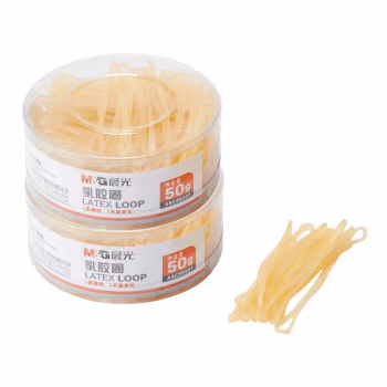 晨光(M&G) ASC99331 50g（单筒装） 乳胶圈 1.00 盒/筒 (计价单位：筒) 黄色