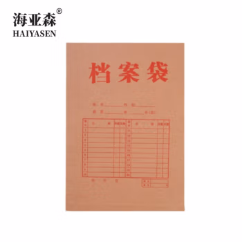 海亚森 TK-9300 330*250*100mm 250g 10个 档案袋 10.00 个/包 (计价单位：包) 牛皮纸色