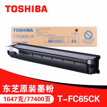 东芝(TOSHIBA) T-FC65CK 打印量约77400页 适用于eS5540C/6540C/6550C/eS6570C 碳粉 (计价单位：只) 黑色
