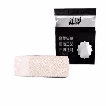 植巾 MJ140 74*34cm 棉 毛巾 (计价单位：条) 米色