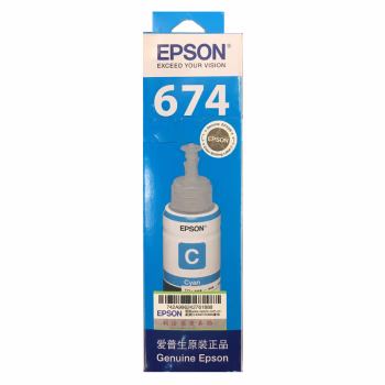 爱普生(Epson) T6742  70ml 打印量7000页 适用L801;L810;L850;L1800 墨水 (计价单位：瓶) 青色