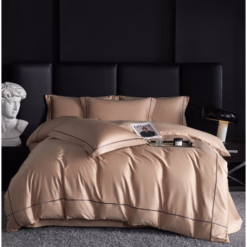 纺语柔 F1206 四件套 床上套件 (计价单位：套) 高雅驼
