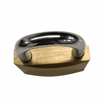 中犀 ZX-18 40mm 单通开铜锁 挂锁 1.00 个/把 (计价单位：把) 黄色