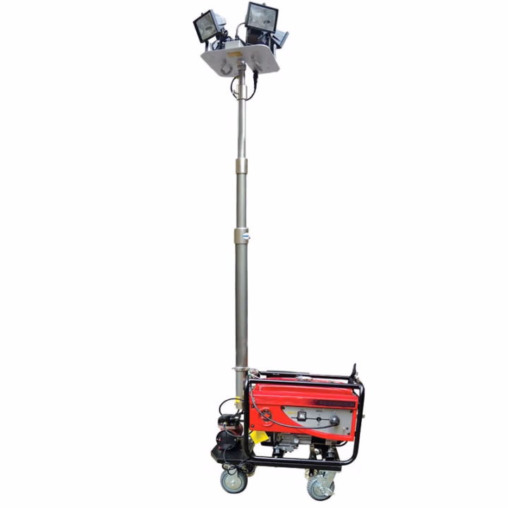 和齐顺(Hikesun) DQ-6110B 发电机2kW 照明2000W IP65 220V 暖白 金卤灯 全方位自动泛光工作灯 (计价单位：台) 红色