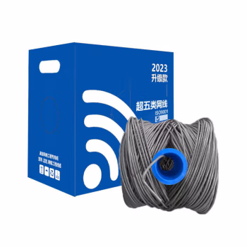 奥赛孚 ASF-W305  0.50mm加粗线径 超五类非屏蔽 网线 305.00 米/箱 (计价单位：箱) 灰色