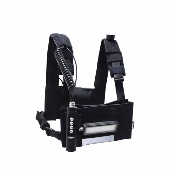 晫安联 ZM013 DC3.7V 聚光2.5W 警示灯0.5W 4h IP54 冷白 多功能胸挂照明 (计价单位：盏) 黑色