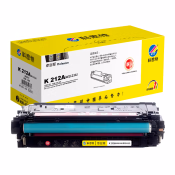 科思特 K 212A（W2123A） 打印量4500页 适用惠普HP Color LaserJet Enterprise M554 专业版 硒鼓 1.00 只/支 (计价单位：支) 红色