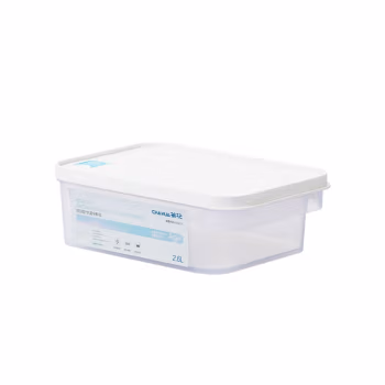 茶花(CHAHUA) 000017 2.6L 26*17.2*8.4cm 欧铂兹保鲜盒 (计价单位：个) 白色