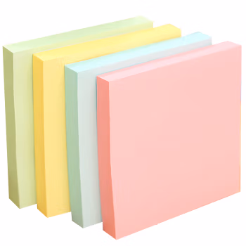 得力(deli) 7737 76*76mm 100张/包 百事贴 (计价单位：包) 多色