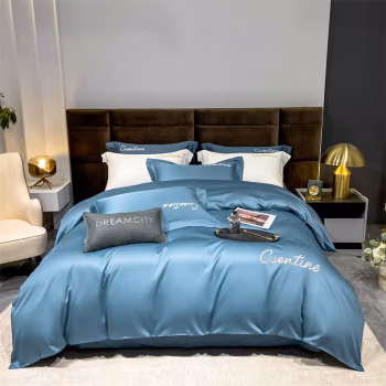 弗切尔珀榕 FNH0220557L 200*230cm 纯棉纯色刺绣初见系列四件套 (计价单位：套) 宾利蓝