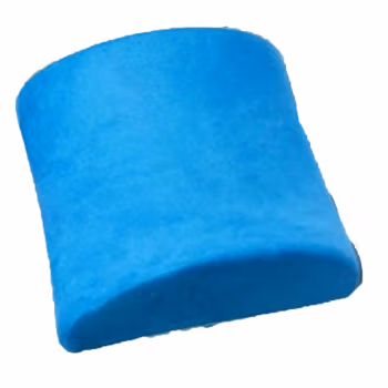 汉司家纺 云托腰靠 32×31×10cm 蓝 靠垫 (计价单位：件) 深海蓝