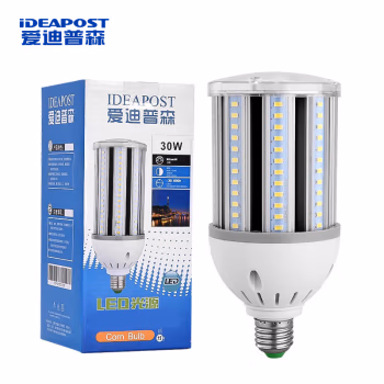 爱迪普森(IDEAPOST) AD-LCYM020-30W  E27  3000K  220V  中华灯灯泡 led灯泡玉米灯 (计价单位：个) 白色