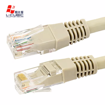 酷比客(L-CUBIC) LCLN6RRECGY-8M 8M 六类非屏蔽网线 8.00 米/根 (计价单位：根) 灰色