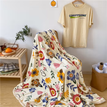 伊伊爱 Y0HG02100064 /200*230cm 云貂绒毛毯子 1.00 件/条 (计价单位：条) 春天里系列