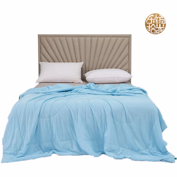 东纺拾光 DF3012-02  200*230cm天雪丝凉感夏被 被子 1.00 件/条 (计价单位：条) 深浅蓝色