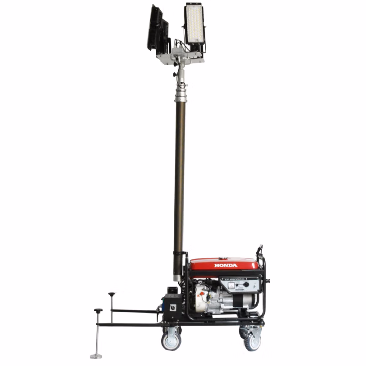 吉特(GT) TMN8120D，4*150W，IP65，电压：220V，白光，6000K，LED 全方位自动升降工作灯 1.00 台/套 (计价单位：套) 红色